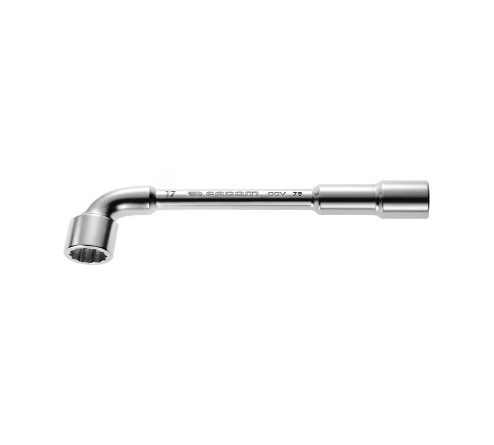 Clé à pipe débouchée forgée 12 pans x 6 pans 9mm Facom | 76.9